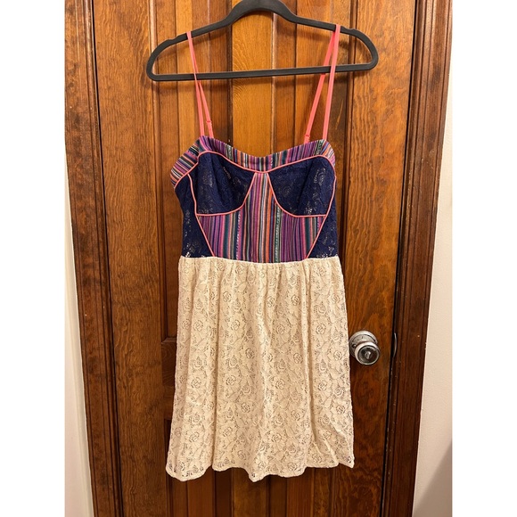 Flying Tomato Dresses & Skirts - Boho hippie summer mini dress size L